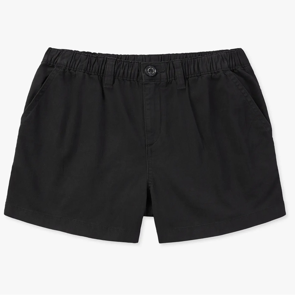 Chubbies Dark N Stormies Original Shorts Black Elastic Casual Cotton Medium